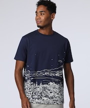 フリーハンドハーバーグラフィック　Ｔシャツ