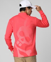 [GOLF]ハーフジップ 　長袖モックネック