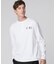 4BUNNY シルケットスムース ヘンリーネック 　ロングスリーブTシャツ