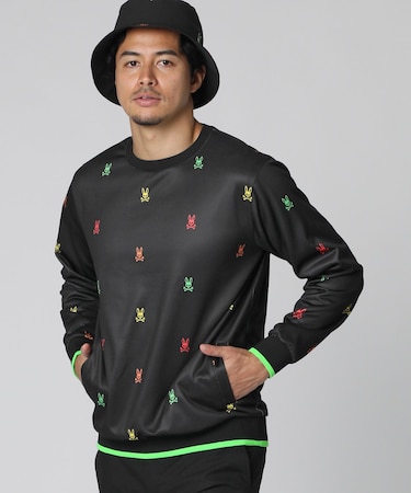 [GOLF]カラフルロゴパターン 　裏起毛 スウェット