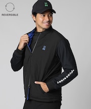 [GOLF]ストレッチタフタ 　リバーシブルブルゾン
