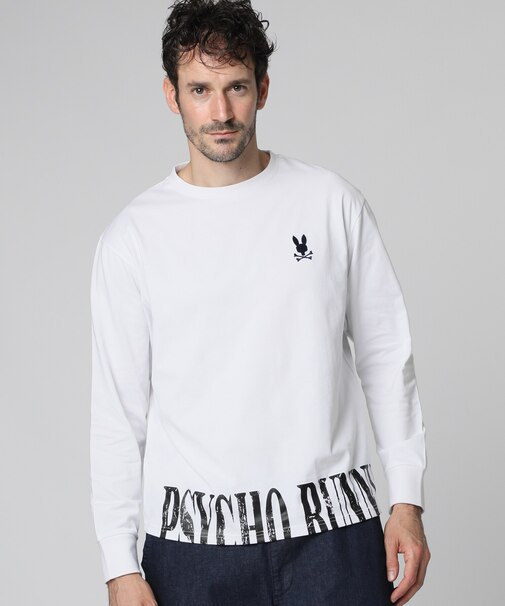グランジロゴ 　ロングスリーブTシャツ