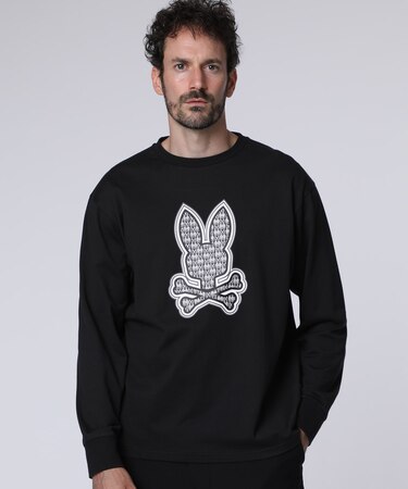 ロングスリーブ ラバーマイクロバニーロゴTシャツ