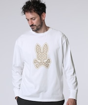 ロングスリーブ 　ラバーマイクロバニーロゴTシャツ
