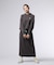 [WOMEN]フーデッド ロングワンピース