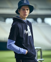[GOLF]ラインモチーフ 　PBグラフィックパーカ