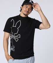 [GOLF]アウトライン2BUNNY 　ドライメッシュモックネックTシャツ
