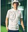 [GOLF]アウトライン2BUNNY 　ドライメッシュモックネックTシャツ