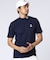 [GOLF]ラバーロゴ 半袖モックネックTシャツ