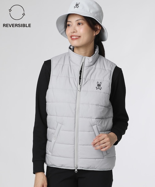 [GOLF][WOMEN]ストレッチタフタ 　リバーシブルベスト