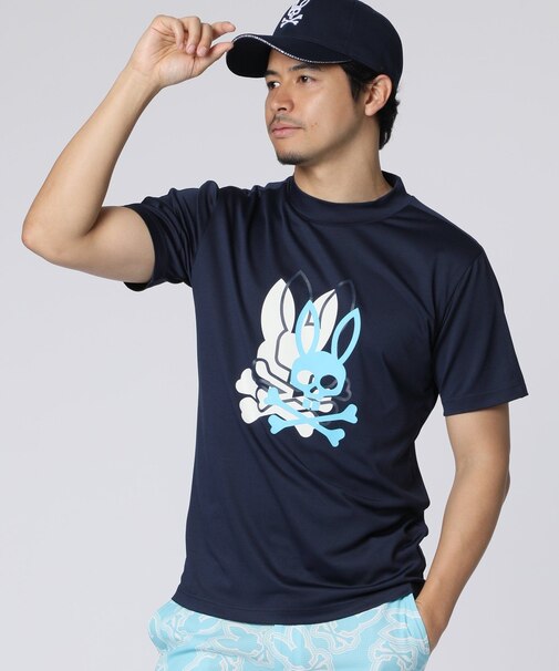 [GOLF]3レイヤーバニー モックネックTシャツ