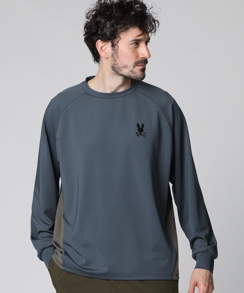 切替デザイン 　ロングスリーブTシャツ[SPORTS]