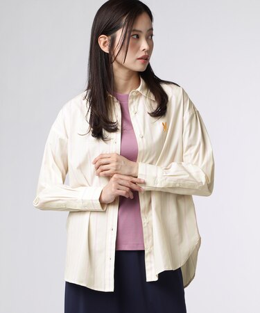 [WOMEN]ストライプ 　シャツ