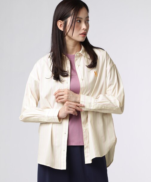 [WOMEN]ストライプ 　シャツ