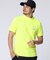 [GOLF]コントラストシグネチャーロゴ　 モックネックＴシャツ