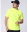 [GOLF]コントラストシグネチャーロゴ　 モックネックＴシャツ