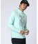 [GOLF]オリジナル総柄アートワーク 　モックネックＴシャツ