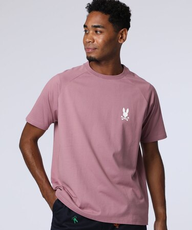 ラバーバックロゴ ラグランスリーブTシャツ