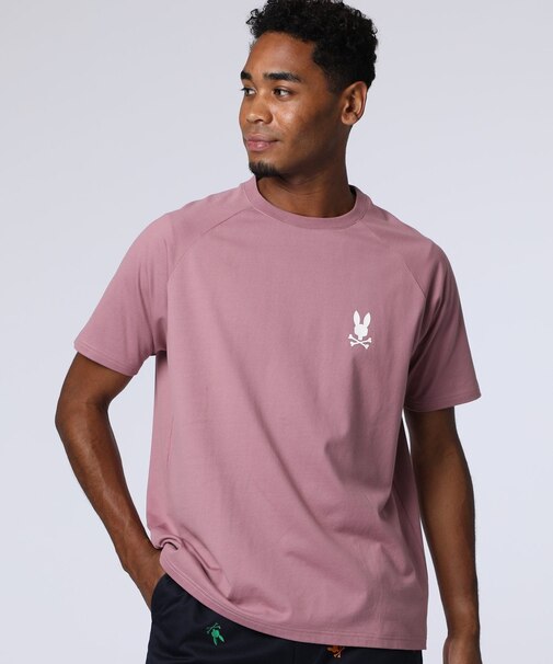 ラバーバックロゴ ラグランスリーブTシャツ