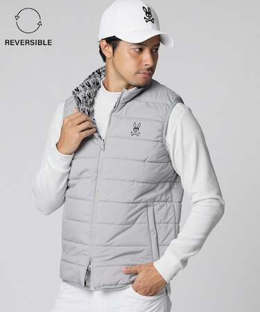 [GOLF]ストレッチタフタ 　リバーシブルベスト