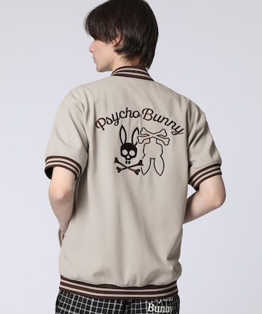 BUNNYグラフィック 半袖バーシティジャケット