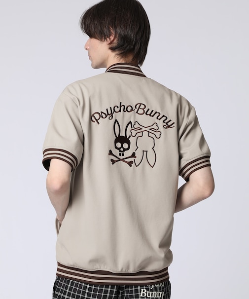BUNNYグラフィック 半袖バーシティジャケット