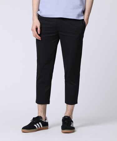 SOLOTEX ドライツイルスリムクロップドパンツ