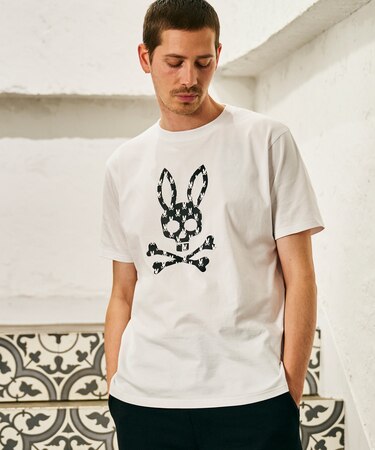 3DドットシルエットバニーTシャツ