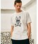 3DドットシルエットバニーTシャツ