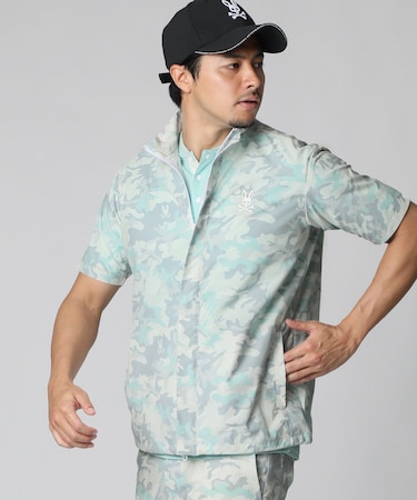 [GOLF]ドットエアー カモバニー 　半袖ブルゾン
