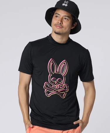 [GOLF] 3Dカラーロゴ 　モックネックTシャツ
