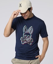 [GOLF] 3Dカラーロゴ 　モックネックTシャツ