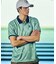[GOLF]カレッジモノグラムプリント 　ポロシャツ