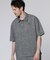 Dot Airメッシュ　メランジ　ポロカラーシャツ