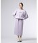 [WOMEN]クルーネックロングワンピース