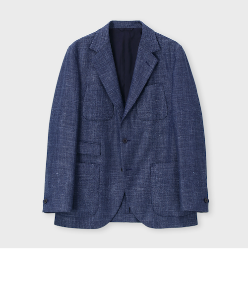 WOOL SILK LINEN HUNTING JACKET [ホップサック ハンティング