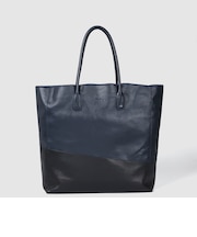 LIGHTNESS＆SOFTNESS　BI-COLOR LEATHER TOTE [バイカラー レザートート]