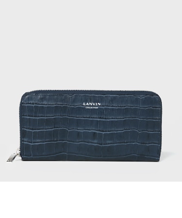 MOC CROC ZIP AROUND LONG  WALLET [モッククロコ 長財布]