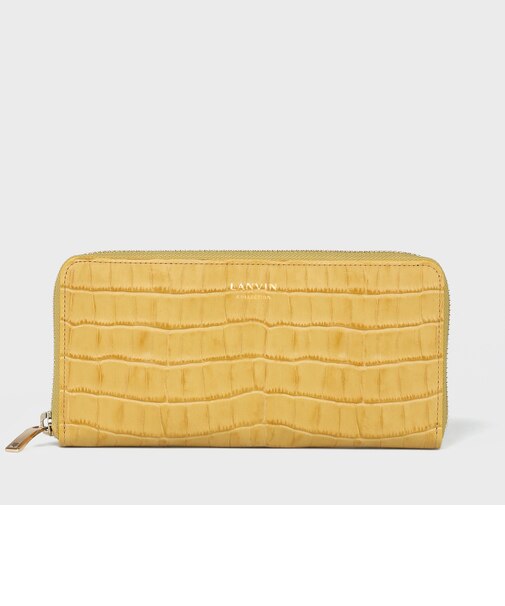 MOC CROC ZIP AROUND LONG  WALLET [モッククロコ 長財布]