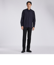FLY FRONT SOLID　 SHIRT