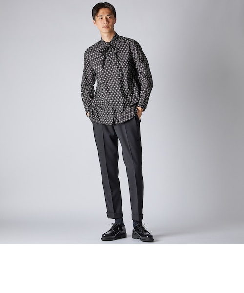 新品16AW ランバン コレクションライン シルク レース シャツ 516O▲ マイクロZパイルカットソー|LANVIN COLLECTION | LANVIN COLLECTION