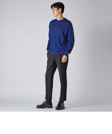 ROUND MIDNIGHT LOGO　KNIT