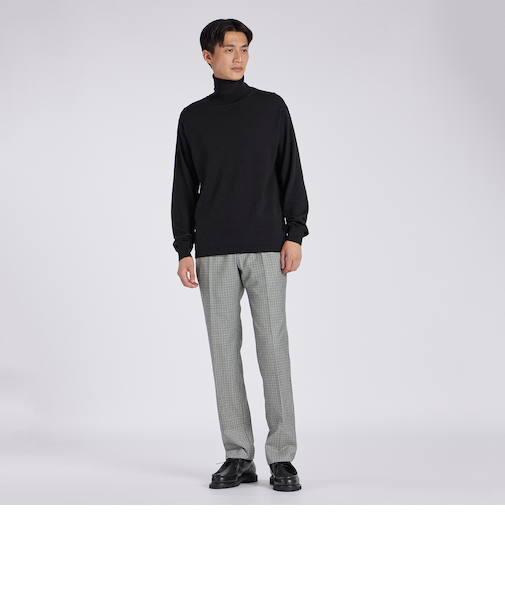 EFMW TURTLE NECK KNIT [エクストラファインメリノ タートルネック]