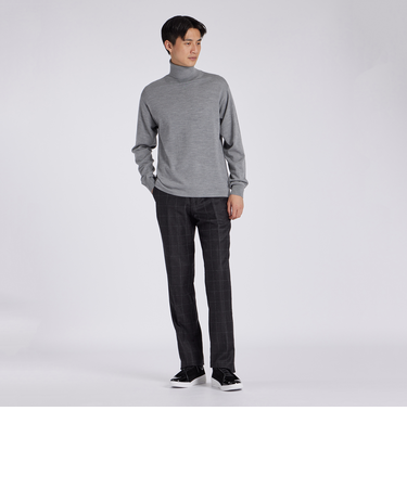 EFMW TURTLE NECK KNIT [エクストラファインメリノ タートルネック]