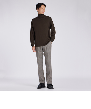 EFMW TURTLE NECK KNIT [エクストラファインメリノ タートルネック]