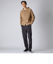 CASHMERE ZIP UP KNIT 　HOODIE