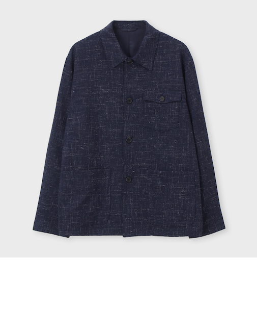 ウール/カシミヤ/リネン カバーオールジャケット / シャラント