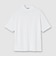 GIZA COTTON MOCK NECK KNIT TEE