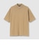 GIZA COTTON MOCK NECK KNIT TEE