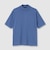 GIZA COTTON MOCK NECK KNIT TEE